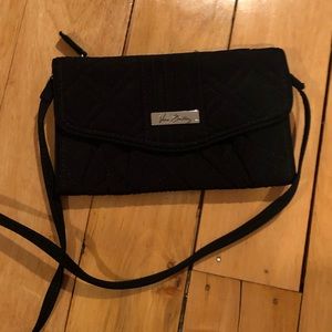 Sleek Black Vera Bradley Wallet Bag